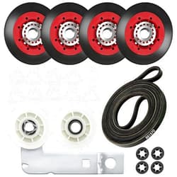 Beaquicy 4392067 Dryer Repair Kit & W10837240 Dryer Idler Pulley - Replacement for Maytag Bravos Whirlpool Duet Kenmore Admiral Elite Dryers - Replaces 4392067VP AP3109602 587637 80047