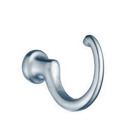Beslagsboden Classic Loop Hook, zinc, Silver Matt, 4.1 x 1.5 x 4.2 cm
