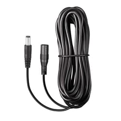 Tendelux 15ft DC 12V Power Extension Cable, 5V to 24V DC/AC Extension Cord for CCTV Security Camera, IR Illuminator & More