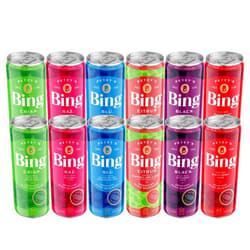 Bing Beverage Variety Pack, 12 Fl. Oz (Pack of 12)