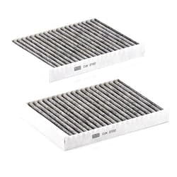 Mann Filter Mann-Filter CUK 2722-2 Cabin Filter With Activated Charcoal for select Mercedes-Benz models -Set of 2