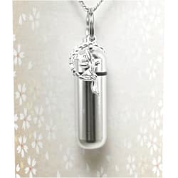 Pasco Specialty Products Lovely Fairy Angel on Moon Cremation Urn Keepsake with Engraved Heart - Inlcudes Velvet Pouch & Fill Kit