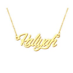 Aoloshow Personalized Name Necklace Custom Any Name Necklaces Jewelry for Womens New Mom Bridesmaid Gift