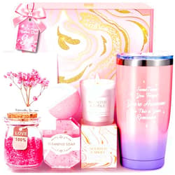 BodyRefresh Birthday Gifts for Women, Mom, Wife, Girlfriend, Sister - Valentines Day Gift for Her, Self Care Spa Gift Baskets for Women, Best Friends, Teacher, Employee Appreciation, Anniversary Gifts