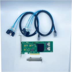 SXTAIGOOD LSI 9201-8i 9211-8i SAS2008 Chip 8-Port 6Gb/s PCI-e HBA SAS SATA RAID Controller Card 2*SFF-8087 SATA