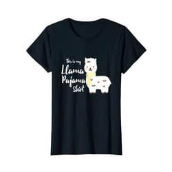 Cute This Is My Llama Pajama Shirt Gifts Womens & Kids This Is My Llama Pajama Shirt Cute Alpaca Gift