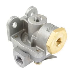 World American WA289714 Air Brake Quick Release Valve (QR1C 0-PSI DIFF 1/4S-3/8D) Replaces Bendix 289714, 289714CX, Freightliner A1214980, Mack 25175160, Volvo Truck 8071356, OE After. 0587289714P