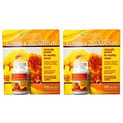 Trunature Vision Complex Lutein and Zeaxanthin Supplement, 140 Count (2 Packs)