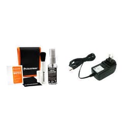 Celestron Lens Cleaning Kit and Celestron 18778 AC Adapter (Black)