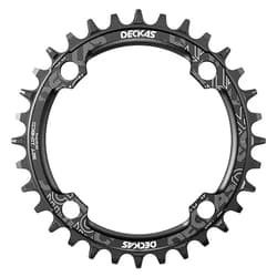 BestPartsCom Round Oval 104BCD 32T 34T 36T 38T 40T 42T 44T 46T 48T 50T 52T Narrow Wide Single Chainring 1X System AL7075 CNC Ultralight Bicycle Bike Chainwheel Chain Ring 8/9/10/11-Speed