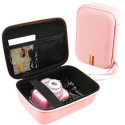 Leayjeen Camera Case Compatible with Agoigo/PROGRACE/Ourlife/BRYSETEN and More Kids Waterproof Digital Video Camera Toy-Girls Boys Birthday Gifts (CASE ONLY)-Pink