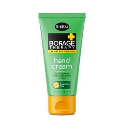 ShiKai Borage Therapy Hand Cream (2.5 oz) | Fragrance Free Moisturizer for Hands & Body | Fast Relief Lotion for Dry Skin | With Oatmeal & Shea