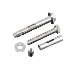 Zonlin XIZONLIN M6 Expansion Screw - 304 Stainless Steel External Hex Nut Expansion Bolt Sleeve Anchor