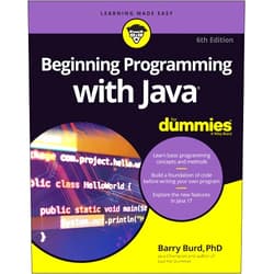 Barry Burd Beginning Programming with Java For Dummies