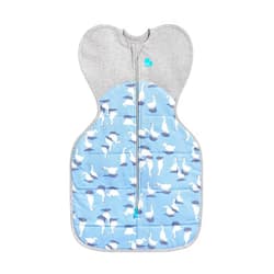 Love to Dream Swaddle, Baby Sleep Sack, Swaddle UP Self-Soothing Swaddles for Newborns, Improves Sleep, Snug Fit Helps Calm Startle Reflex, New Born Essentials for Baby, Blue Silly Goose, Medium