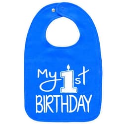 Aiden's Corner Handmade Cute Baby Boy Girl First Birthday Smash Cake Bibs - Birthday Bib
