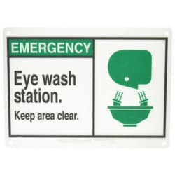 Brady 122753 Eye Wash Station Keep Clear