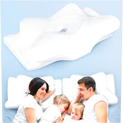 Demelon Memory Foam Cervical Pillow – Ergonomic Neck and Shoulder Support for Side, Back, and Stomach Sleepers – Soft, Breathable, and Easy-to-Clean Bed Pillow
