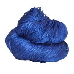 Knitsilk 3 Ply 100% Mulberry Silk Lace Weight Yarn | Perfect for Knitting & Crocheting and Weaving | Premium Quality Silk Yarn for Luxurious Creating Projects.(50 Grams – 260 Yards, Twilight Blue)