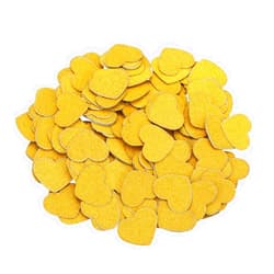 CCINEE Glitter Gold Heart Confetti for St. Valentine's Day Wedding Bachelorette Party Decoration Pack of 200