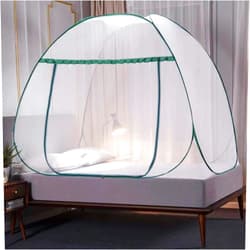 BIHOOA Mosquito net, no Installation heightened yurt Mosquito net, Suitable for Double/Single Bed, Perfect for Home (Color : D, Size : 120 * 195CM)