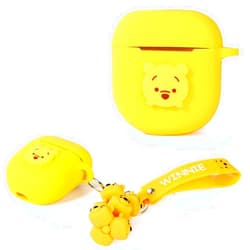 Suublg Case for Bose QuietComfort Earbuds II 2022, Cute Skin Design Silicone Charging Case Protective Cover with Cartoon Doll Keychain and Anti-Lost Lanyard for Girls Boys Teen