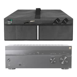 Kingshion Record Player Dust Cover, Stereo Receiver Dust Cover Compatible with Yamaha R-S202BL,R-S500BL,R-N301BL,RX-V681BL Stereo Receiver,Sony STR-DH540,STR-DH590,STR-DH100,STR-DH190 Stereo Receiver