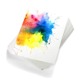TaoBary 300 Pcs Watercolor Paper Sheet Bulk White Cold Press Paper Pack 110 lb 230 GSM Sketch Painting Watercolor Paper Pad for Watercolorist Beginning Artists Adults Drawing Craft(11 x 15 Inch)
