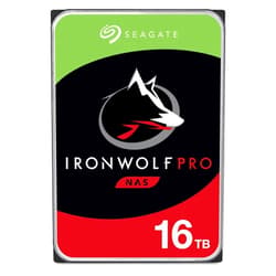 Seagate IronWolf Pro, 16 TB, Enterprise NAS Internal HDD –CMR 3.5 Inch, SATA 6 Gb/s, 7,200 RPM, 256 MB Cache for RAID Network Attached Storage (ST16000NT001)