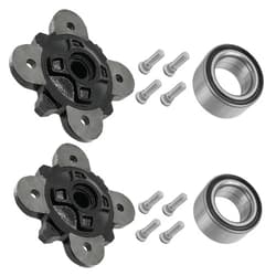 Caltric Front Wheel Hubs with Studs and Bearings compatible with Polaris Ranger 900 XP 2015-2018
