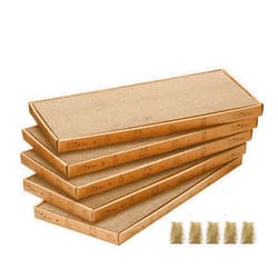 Mankaide Cat Scratcher Cardboard with Box Durable Corrugate Scratching Kitty Sofa Lounge Bed Reversible Catnip Included for Indoor Cats, Cat Scratching Pad, Cat Post, Double-Sided Design, Large (Box,5pcs)