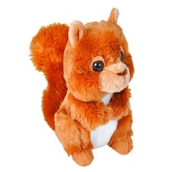 Wild Republic Red Squirrel Plush, Stuffed Animal, Plush Toy, Gifts for Kids, Hug’ems, 7 inches