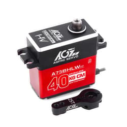 AGFRC 40KG Waterproof RC-Steering-Servo High-Torque - Full Metal Gear Brushless Digital Servo for 1/10 RC Car, Control Angle 180° (A73BHLW V2)