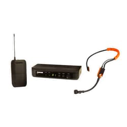 Shure BLX14/SM31 Wireless Microphone System for Fitness and Aerobics - 14-Hour Battery Life, 300 ft Range | Includes SM31FH Fitness Headset Mic, Single Channel Receiver | H9 Band (BLX14/SM31-H9)