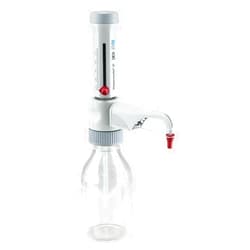 BRANDTECH SCIENTIFIC 4600130 Dispensette S Analog-Adjustable Bottletop Dispenser with Standard Valve, 0.5 mL-5 mL Capacity
