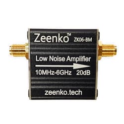 AURSINC ZK06-BM Low Noise Amplifier LNA Module, Broadband,10M-6GHz, 20db Gain, USB Powered, Used for Tiny SA Ultra 5.8GHz Preamplifier, for RF & Software Defined Radio (SDR), Built in Battery