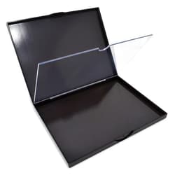 Adept Cosmetics The Adept Palette in Singularity Black - Double Sided Magnetic Empty Palette with Divider, Holds Over 100 Single Round Standard Sized Eyeshadow Pans, Hardshell Case