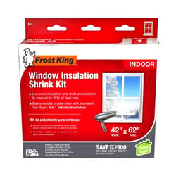 Frost King V73H SHRINK FILM WINDOW KIT, 1-Pack, Clear, Transparent