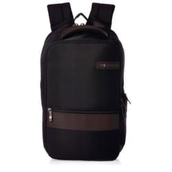 Samsonite Kombi Business Backpack, Black/Brown, 16.25 x 10.5 x 5-Inch
