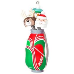 Hallmark Keepsake Christmas Ornament 2022 Year-Dated, Ho-Ho-Hole in One
