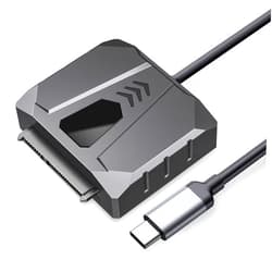 ORICO SATA to USB C Cable, Hard Drive Adapter Converter for 2.5 Inch SSD & HDD Data Transfer, Support UASP(S2-3C-03) 0.3M Type C