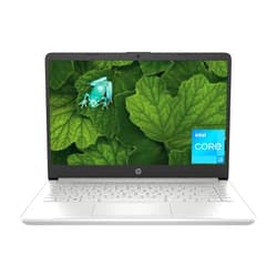 HP 14 inch Laptop, Full HD Display, 12th Generation Intel Core i3-1215U, 4 GB RAM, 128 GB SSD, Intel UHD Graphics, Windows 11 Home in S mode, 14-dq5000nr (2023)