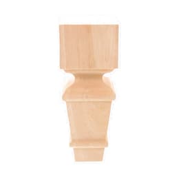 OSALADI Wooden Furniture Legs Unfinished Bun Feet Replacement Sofa Couch Chair Loveseat Coffee Table Cabinet Feet for Sofa Cabinet Couch Table Tv Stand