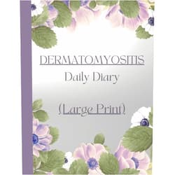LG Health Records Large Print - Dermatomyositis Daily Diary: Symptom Tracker for Eczema, Dermatitis, Psoriasis, Allergies, Rosacea, Melanoma, More