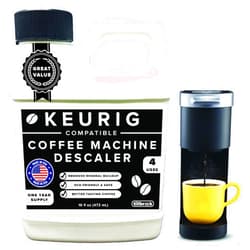 Tillbrook Coffee Machine Descaler - 1 YEAR SUPPLY Concentrated Descaler for Keurig - 16oz Coffee Maker Cleaner for Breville, Nespresso, Delonghi, Espresso Machine - 4 Uses - Safe, Natural, Effective