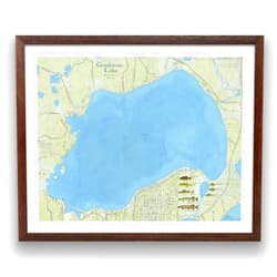 Wiscartography.com Map of Grindstone Lake in Sawyer County Wisconsin