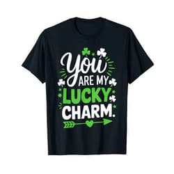 Good Vibes Only Clover Harmony Tribe Collective You are My Lucky Charm St. Patrick's Day Clover Fun Spirit T-Shirt