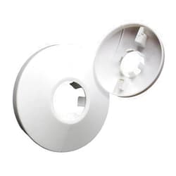 LOGRRMTH 2pcs Split Flange Outer Diameter Plastic Pipe Cover Escutcheon, Wall Pipe Tube Decoration, White (50)