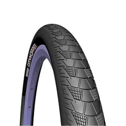 Mitas Rubena V99 City Hopper Bicycle Tire with Anti-Puncture System and Reflective Sidewall (Black, 28x2.0-Inch)