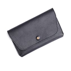 Angus Stoke Leather Travel Wallet, Passport & Card Holder – black Buffalo Leather Cover and Case for Men and Women | Folding Passport Wallet Shelby (black)